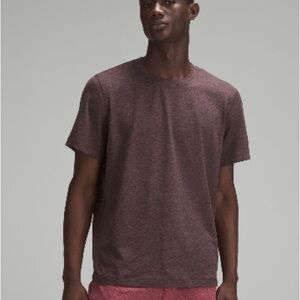 Men's Lululemon Soft Jersey Short Sleeve T-Shirt - heathered dark espresso (L)